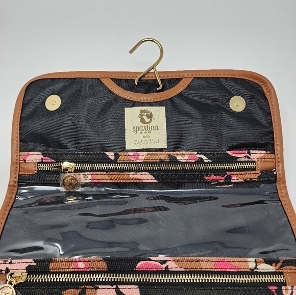 Spartina 449 Toiletry/ Cosmetic Travel Bag Floral Print - Picture 5 of 11